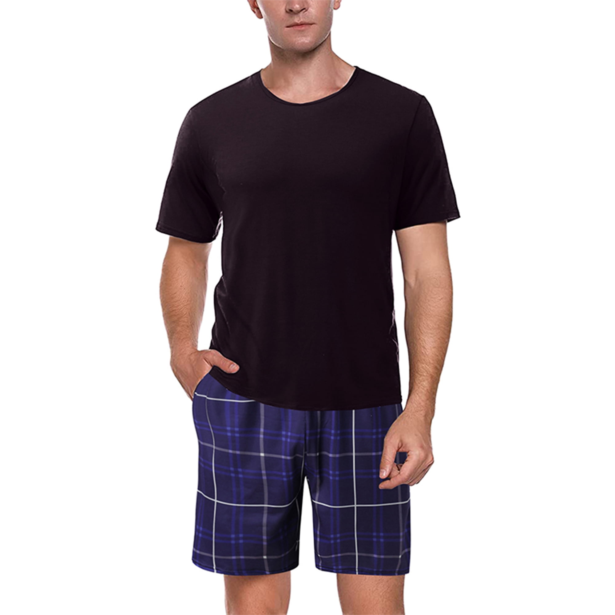Mens pyjama short set hotsell
