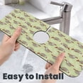 thumbnail image 6 of Pofeuu Twig Sloth Print Splash Guard for Sink Faucet Sink Gadgets-Splash Guard Behind Faucet Drip Catcher for Kitchen, Bathroom,Sink Mat, 6 of 7