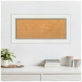 thumbnail image 3 of Amanti Art Natural Cork Board Framed Eva White Silver Bulletin Board 35 in. x 17 in., 3 of 7