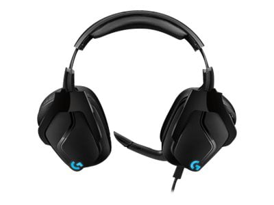 Logitech G935 Wireless 7.1 Surround Lightsync Gaming Headset Stereo USB, Mini-phone (3.5mm) - Wired/Wireless - Over-the-head - Binaural - Circumaural - Cardioid, Uni-directional Microphone Black, Blue