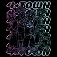 thumbnail image 2 of Men's Turning Red 4*Town Neon Stack  Graphic Tee Black / 2 3X Large, 2 of 5
