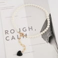 thumbnail image 4 of Guodhu Layered Pearl Necklaces for Women Boho Necklaces Dainty Stackable Layered Chain Necklace Jewelry Paperclip Chain Necklace, 4 of 5