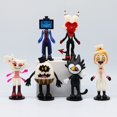 thumbnail image 2 of Juego de terror de PVC Dandy Alastor figura Incredibox Hazbined Cos Hotel Hells fortaleza modelo conjunto juguete decoración de escritorio regalo de cumpleaños, 2 of 5