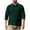 Army Green, variant on MXUIKV Golf Shirts for Men Collared Neck Long Sleeve 1/4 Botton Regular Fitted Men's Business Casual Shirts