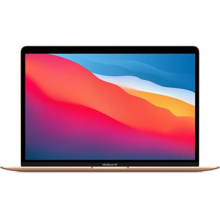 Apple MacBook Air with Apple M1 Chip (13-inch, 8GB RAM, 256GB SSD Storage - Gold) (Refurbished)