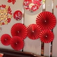thumbnail image 2 of Décoration Murale de Mariage Style Chinois Paper Fan Joyeuse Saint-Valentin Fête Maison, 2 of 8