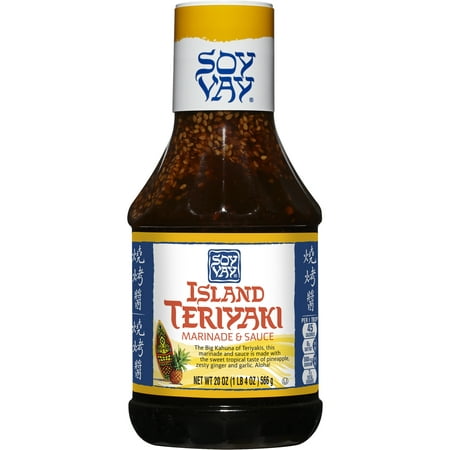 (2 Pack) Soy Vay Marinade & Sauce, Island Teriyaki, 20 oz (Best Japanese Teriyaki Sauce)