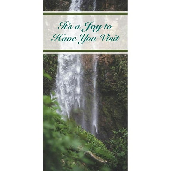 B&H Publishing 381492 Its A Joy To Have You Visit Guest Card - Pack of 50