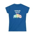 thumbnail image 4 of Love is Love Gay Pride Month Transgender Rainbow Lesbian Shirts for Women, 4 of 8