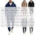 thumbnail image 3 of Mens 2 Piece Casual Tracksuits Full Zip Hoodies Sweatshirt Jogging Sweatpant Fashionable Running Sports Suits Black 2 L, 3 of 6