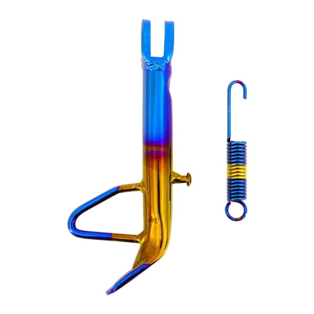 Poste de soporte de pierna de motocicleta Yotijar CNC Universal dorado Kickstand de motocicleta