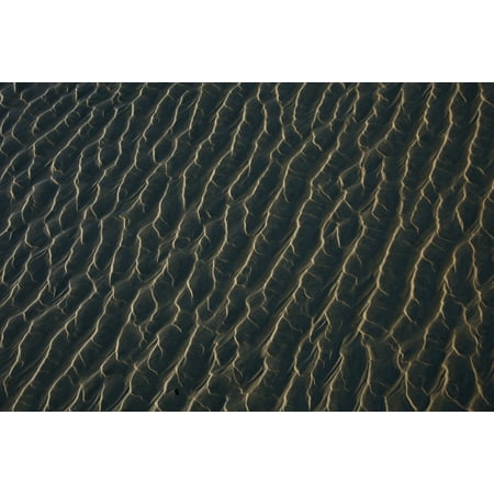 Ripples Form In The Sand At Chestermans Beach And Frank Island Near Tofino British Columbia Canada Stretched Canvas - Deddeda  Design Pics (19 x