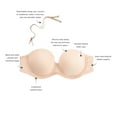 thumbnail image 7 of Womens The Red Carpet Full-Busted Strapless Bra, Style 854119, 7 of 7