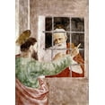 thumbnail image 2 of Masaccio,  11x14 Gold Ornate Wood Framed with Double Matting Museum Art Print Titled - St. Peter In Jail, 2 of 4