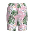 thumbnail image 4 of Picia Lilies Flowers Pajama Shorts for Men, Men's Pajama Bottoms, Sleepwear,Short Pajama Pants-Large, 4 of 9