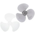 thumbnail image 2 of 2pcs Fan Blade 3 Leaves Replacement Plastic Table Fan Blade Pedestal Fan Blade Fan Parts, 2 of 9