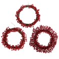 thumbnail image 4 of 30/35 / 40cm s Guirnalda De Navidad Guirnalda Roja Colgando Decoración En Casa De Navidad Guirnaldas Colgantes 30 centimetros Baoblaze Red Holiday Berry Wreath, 4 of 8