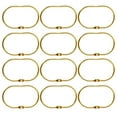 thumbnail image 2 of Soumake 12Pcs Bathroom Shower Curtain Rings Rust Proof Tightly Closed Anti-Drop Smooth Gliding Curtain Hooks Bathroom Accessories, 2 of 8