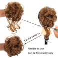 thumbnail image 6 of Messy Bun Hair Piece Scrunchie Extension Ideal for Women to Create Quick and Stylish Hairstyles, 6 of 8