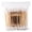 Clear 1PCS, variant on High Quality 100 Soft Bag Wood Stick Double Head Cotton Swab Sanitary Swab,One Size,Yellow