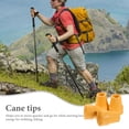 thumbnail image 3 of 4pcs Trekking Pole Tips Nonskid Cane Foot Protectors Nonstick Crutch Tips Walking Pole Tips, 3 of 8