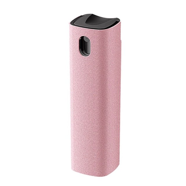 Limpiador de niebla para pantalla táctil de 10 ml 2 en 1 Limpiador de pantalla portátil Toallita en aerosol para teléfonos móviles para tabletas IOS para PC Rosa