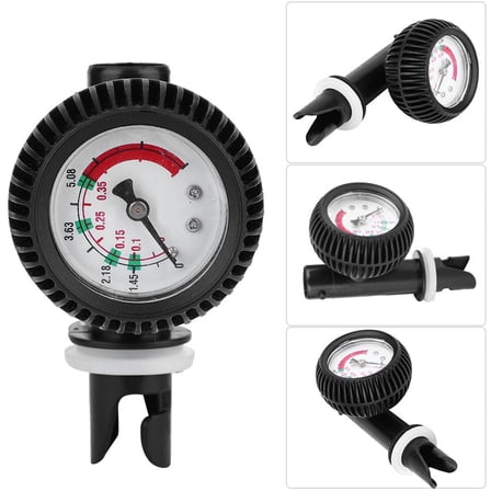 Air Pressure Gauge for Inflatable Kayak Boat Surfboard Pump Safety Barometer, Inflatable Boat Pressure Gauge