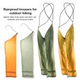 thumbnail image 3 of Naiovety Pantalones impermeables para piernas al aire libre, pantalones Unisex con doble revestimiento de silicona, transpirables, diseño de Escalada Naranja Naiovety OD024797-01, 3 of 6