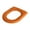 Orange, variant on Bathroom Products Soft Cover Seat for O-type Toilet Durable Fabric Cushion Easy Clean Comfort Enhances Bathroom Experience
