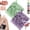 2pcs-b, variant on 2 in 1 Loofah, Washcloth Loofah Combo, 2 in 1 loofah Sponge Washcloth with Drawstring, Exfoliation Mesh Shower Puff Ball for Body Wash Cleansing and Smooth Skin, That Holds Bar Soap