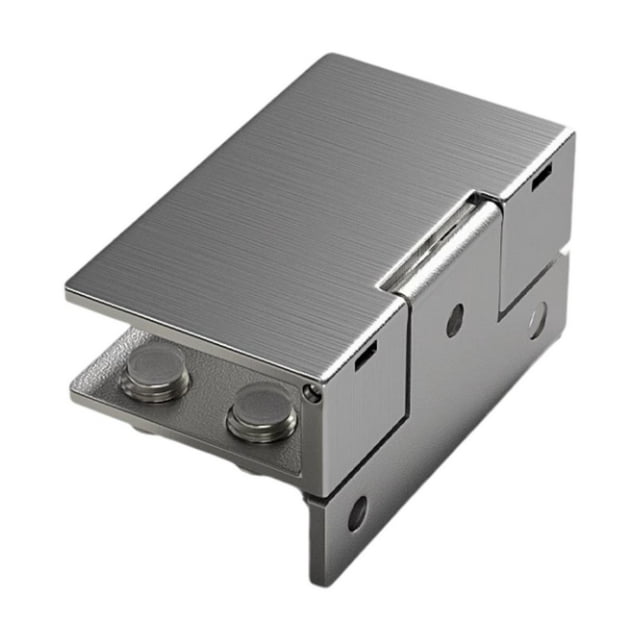 Luzkey Frameless Glass Door Hydraulic Hinge Replacement for Shower Door Multipurpose Quiet Soft Close Simple Assembly Hardware Silvery