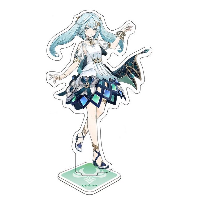 Soporte de acrílico personalizado Genshin Impact Anime Modelo Lyney Figura Mika Figura Mona Figma Nahida Doble Nilou Recubierto Decoración de escritorio