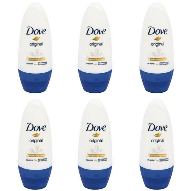 6 Pack Dove Original Roll On Antiperspirant Deodorant, 50ML Walmart