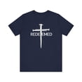 thumbnail image 2 of Redeemed Christian T-Shirt | Nail Cross Graphic Faith Tee | Religious Apparel for Men & Women | Bible Verse Gift, 2 of 35
