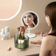 thumbnail image 3 of Organisateur de Pinceaux Cosmétiques Transparent – Étui de Rangement Multi-Compartiments pour Outils de Maquillage, Rouges à Lèvres Ou Parfums, 3 of 6
