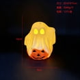 thumbnail image 2 of YingYouFu Halloween Ghost LED String Lights, Battery Operated Waterproof Hanging Festive String Lights, Decorative Ambient Lights for Home Party Yard Indoor Outdoor Decoration, 2 of 7