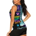 thumbnail image 3 of Fotbe New York City Blusas Sin Mangas para Mujer – Estilo Casual, Corte Suelto, Slim-Fit, Cuello Redondo Deportivo, Tops de Verano para Gimnasio y Yoga-XX-Large, 3 of 7
