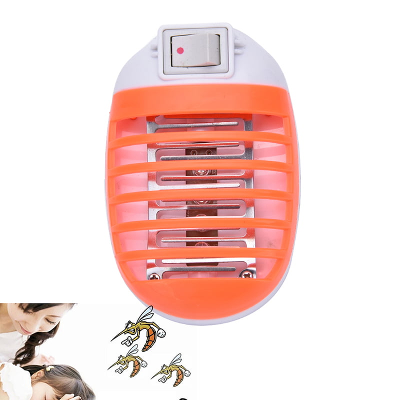 LED Electric Mosquito Fly Bug Insect Trap Zapper Killer Night Lamp USA Plug~hm 