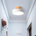 thumbnail image 4 of Luz De Techo De Pasillo Luz Suave Madera Luz De Techo Redonda Luz De Techo De Pasillo Concisa Con Luz Blanca Cálida Resalte Lente Led Para Hotel En Casa Minnieouse HA022105-00, 4 of 7