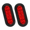 thumbnail image 4 of 2 - Pack 12V 10 - LED Oval Red Stop/Turn/Tail Lights for Universal 12V Vehicles, 4 of 10