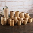 thumbnail image 2 of Promotion Clearance! Wooden Tea Cups Handmade Bamboo Coffee Mug Wine Mug Camping Cup Travel Craft Tea Drinking Cup Gift Outdoor Mug for Drinking Tea Coffee Wine Beer, 2 of 6