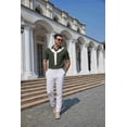 thumbnail image 5 of COOFANDY Mens Polo Shirt Short Sleeve Knit Textured Polo Casual Lightweight Summer Classic Golf Shirts, 5 of 6