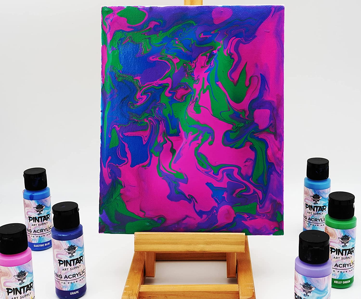 Pintar Art Supply 20 Pack of Acrylic Pouring Paints 2oz. Bottles