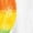 WHITE, variant on Instant Message - Rainbow Heart Short Sleeve Graphic T-Shirt