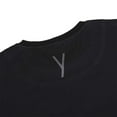 thumbnail image 4 of YUBIKWETE 100% Cotton Men's Solid Color T-Shirt with Stylish Logo Simple Look Tee, 4 of 8