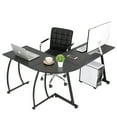 thumbnail image 3 of L Shaped Desk Corner Computer Gaming Laptop Table Workstation Office Desk 58", 3 of 3