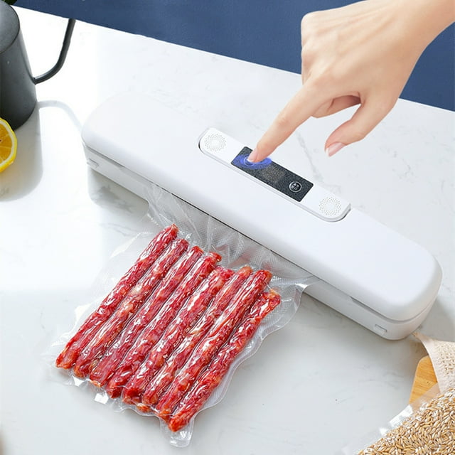 Kadlawus Black Friday Deals 2024 Vacuum Sealer, Food Vacuum Sealer Machine, Automatic Food Vacuum Sealer For Food Preservation Sealing Packing System Equipped With 10 Vacuum Bags