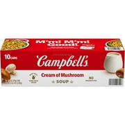 Campbell's Condensed Cream of Mushroom Soup, 10.5 Ounce Cans (Pack of 10)