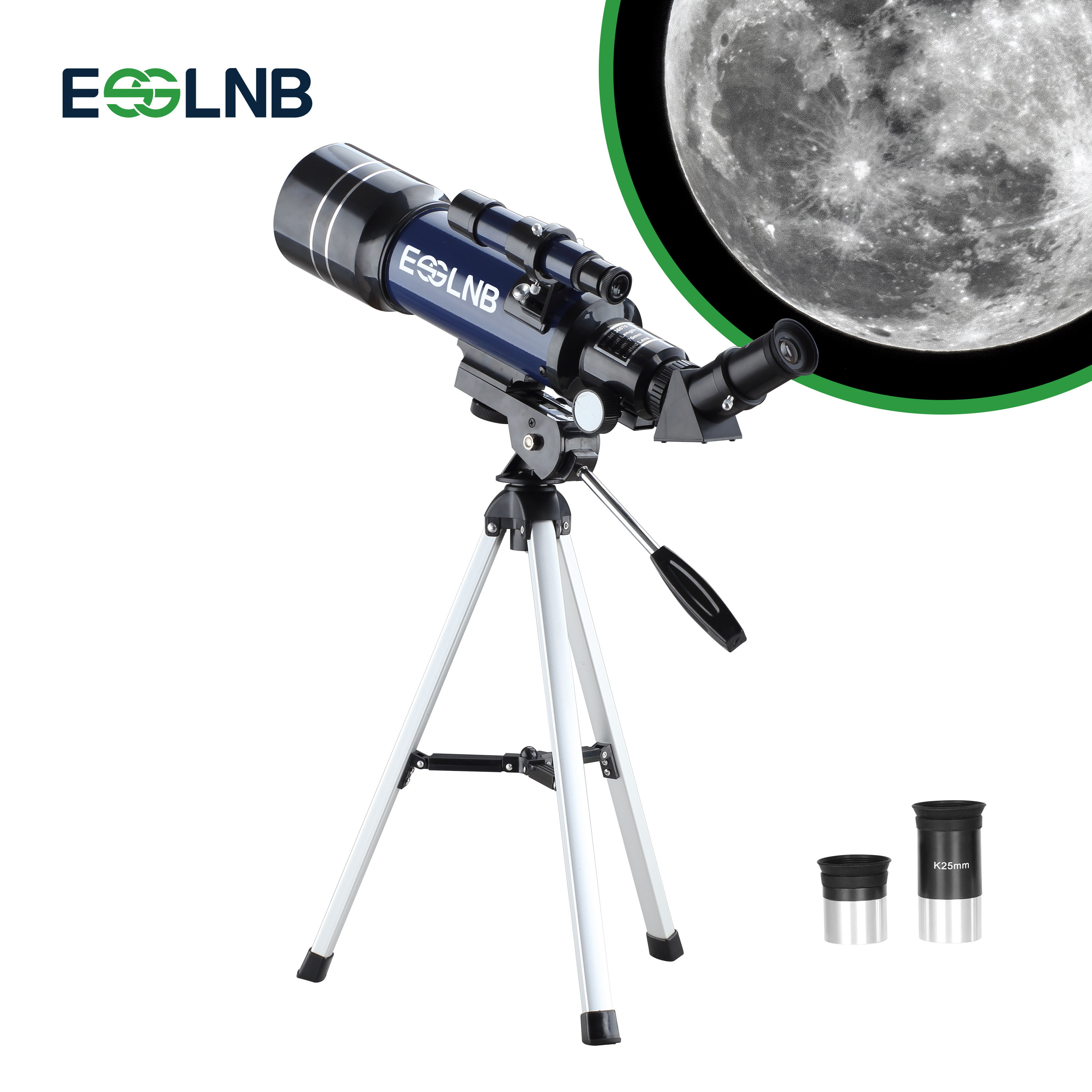 Phone Adapter Wire Shutter 70mm Starter Scope with Tripod 150X HD Refractor Telescope for Astronomy Moon Filter Telescope for Kids Adults Astronomy Beginners 