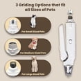 thumbnail image 2 of 2-in-1 Dog Clippers & Cat Clipper With 2 Led Lights  Usb Rechargeable Safety Guard Low Noise Tool For Small Medium And Large Trimmer(white), 2 of 8